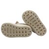 Sneaker primo passo in pelle con doppio velcro e fiocco