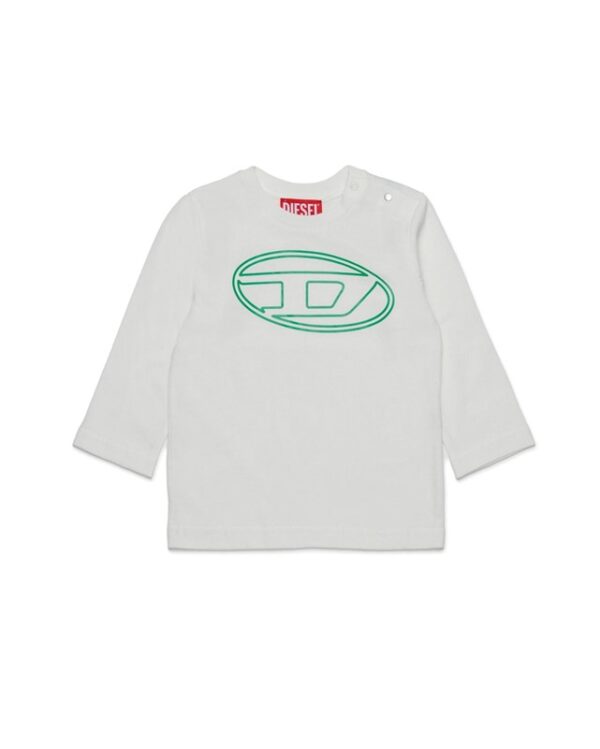 T-shirt manica lunga con stampa logo