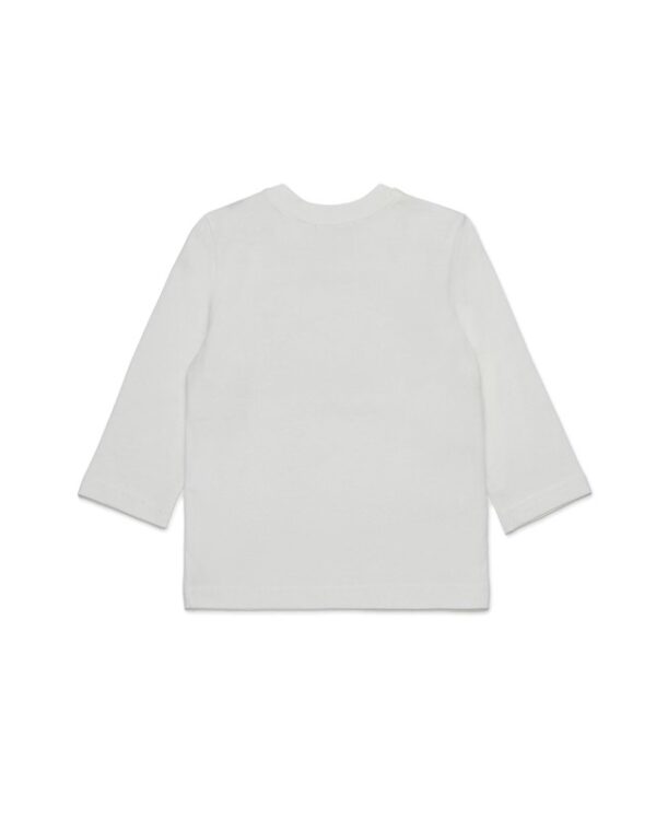 T-shirt manica lunga con stampa logo