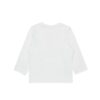T-shirt manica lunga in jersey con maxi logo oval d