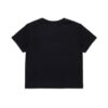 T-shirt in jersey con logo in paillettes