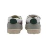 Sneaker primo passo in pelle con doppio velcro