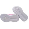 Scarpa ginnica con finti lacci e velcro con led