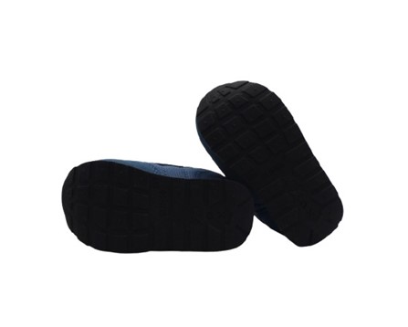Sneaker bassa in camoscio e tessuto con doppio velcro