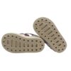 Sneaker primo passo in pelle con doppio velcro