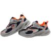 Scarpa ginnica con finti lacci e velcro con led