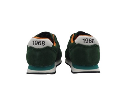 E0614DB10A5D409E773BF556835872B3_ Sneaker bassa in camoscio e tessuto con doppio velcro