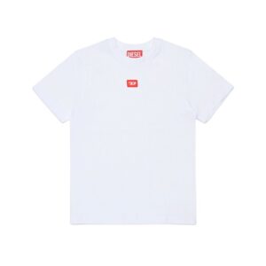 T-shirt mezza manica in jersey con toppa logo