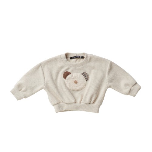 Completo felpa con orsetto e pantalone