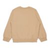 Felpa girocollo con maxi logo oval d