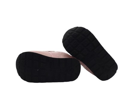 Sneaker bassa in camoscio e velluto con doppio velcro