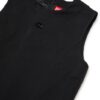 Vestito smanicato con logo