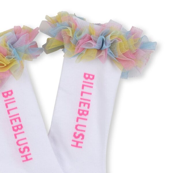 Calzini con tulle e logo
