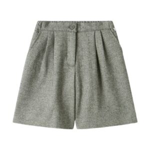 Bermuda in misto lana e filato lurex