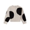 Maglione con maxi pois