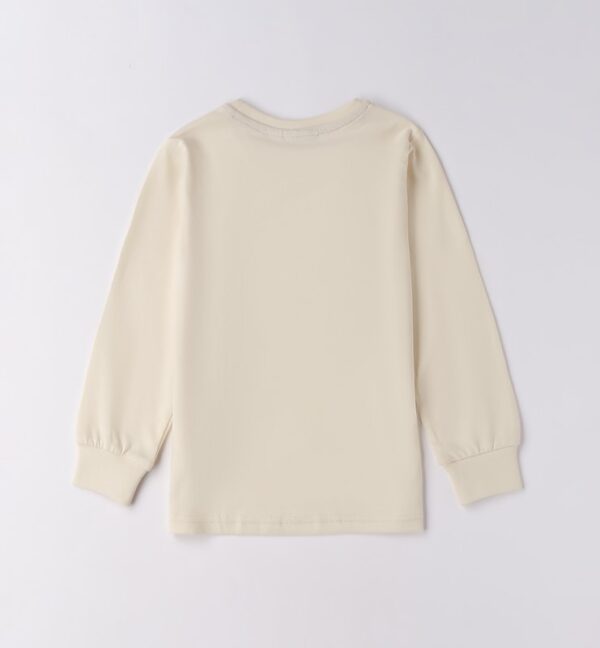 T-shirt manica lunga con stampa cane