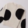 Maglione con maxi pois
