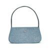Borsa in denim con strass