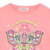 T-shirt manica lunga con stampa fosforescente