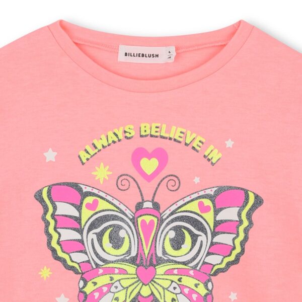 T-shirt manica lunga con stampa fosforescente