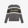 Maglione in lana e cashmere con logo