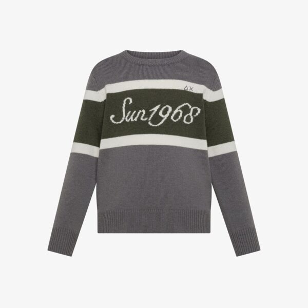 Maglione in lana e cashmere con logo