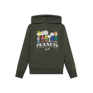 Felpa con cappuccio stampa peanuts