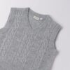 Gilet con pailettes e trecce