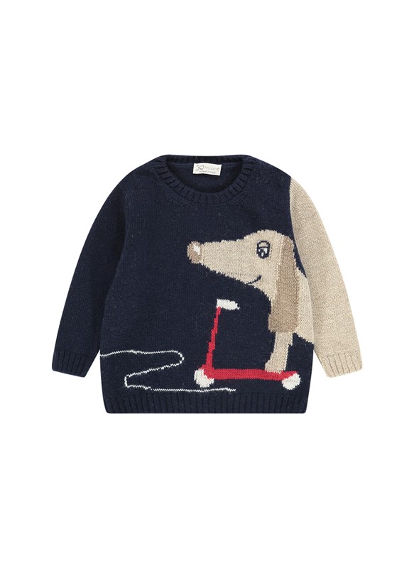 Maglione con cagnolino