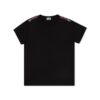 T-shirt mezza manica con banda logata sulle spalle
