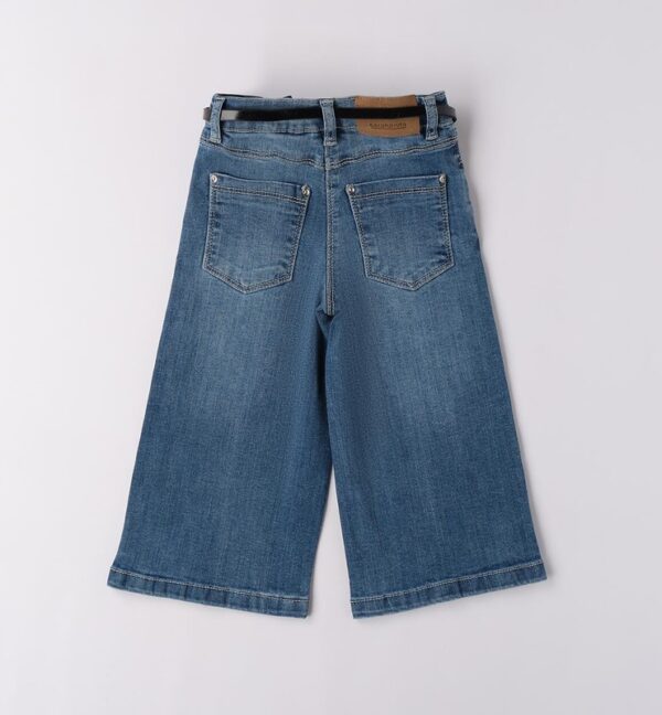 Pantalone in denim con cintura