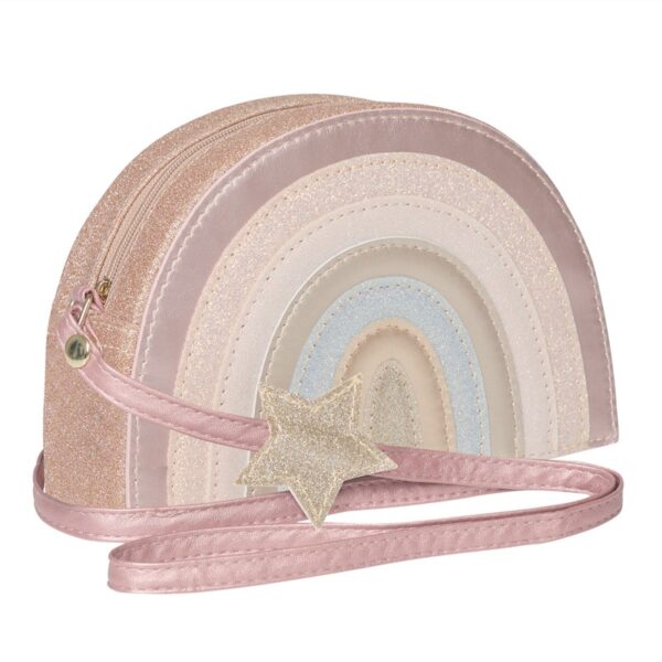 Borsa arcobaleno glitter
