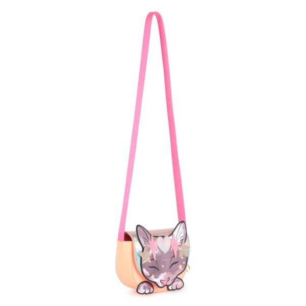 Borsa gattino lucido con tracolla