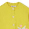 Cardigan tricot con stella e righe