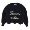 Completo maglione ricamo fammi volare e gonna