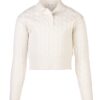 Completo polo con trecce e pantalone in eco pelle