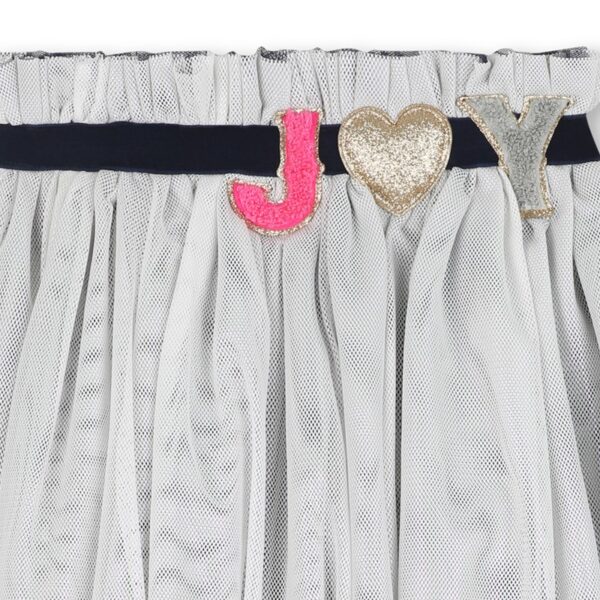 Gonna in tulle con pailettes all'interno