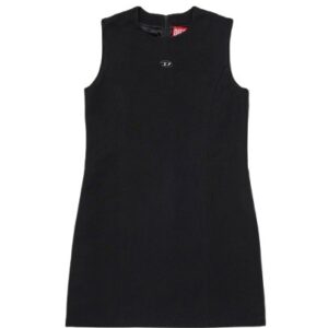 Vestito smanicato con logo