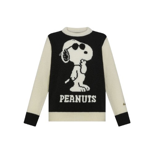 Maglione peanuts in lana e cashmere