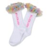 Calzini con tulle e logo