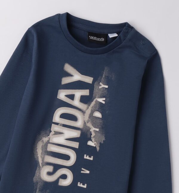 T-shirt manica lunga con stampa