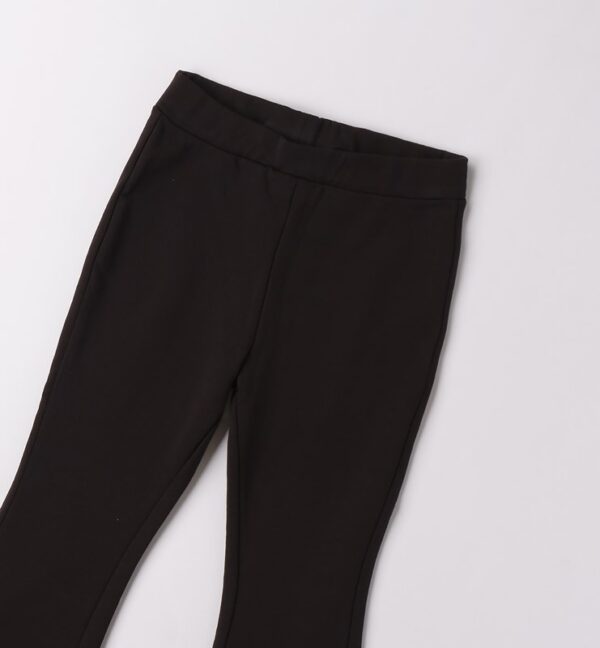 Pantalone leggings in felpa a zampa