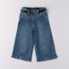 Pantalone in denim con cintura