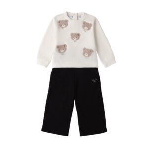 Completo felpa con orsetti e pantalone