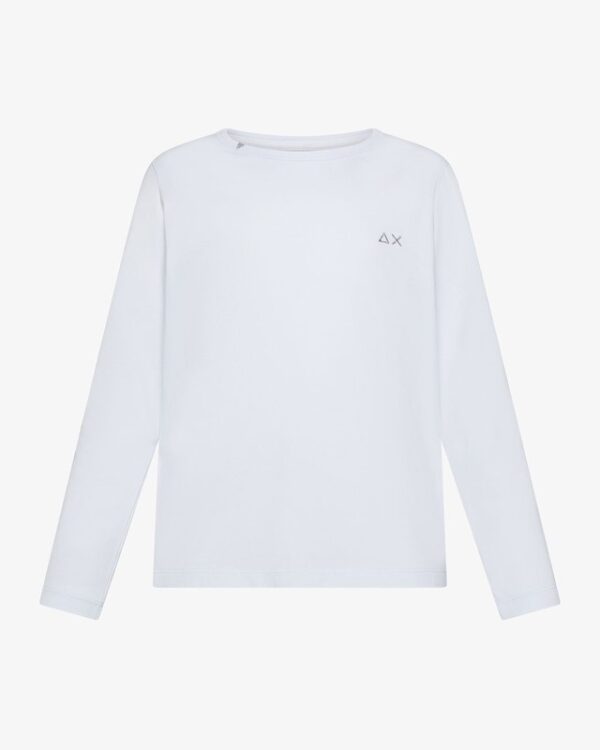 T-shirt maniche lunghe in cotone