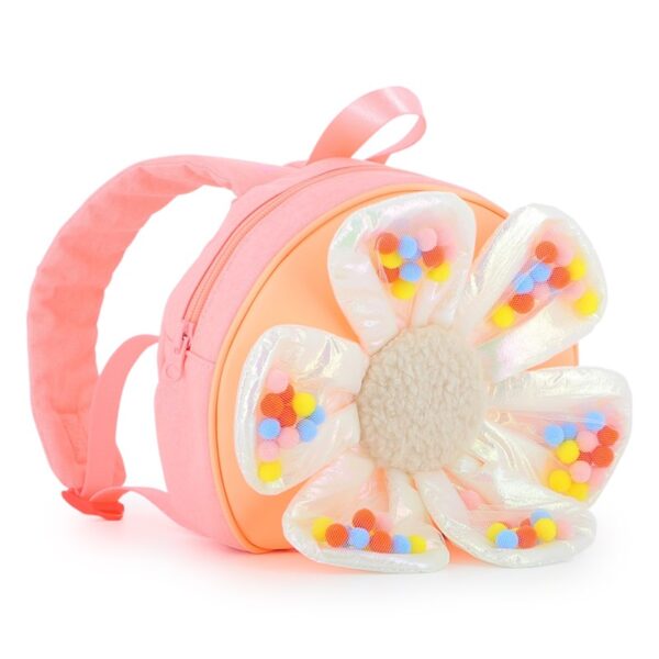 Zainetto fiore con pon pon