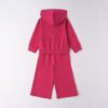 Completo felpa con zip e cappuccio e pantalone