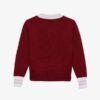 Maglione scollo a v con logo