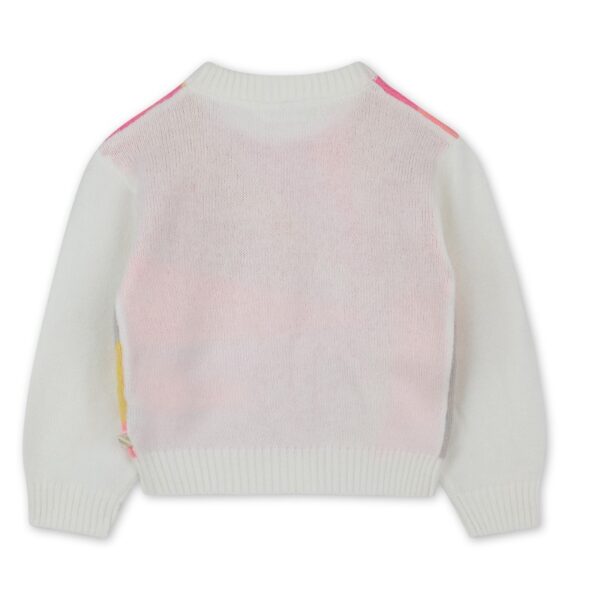 Maglione con cuore in pailettes