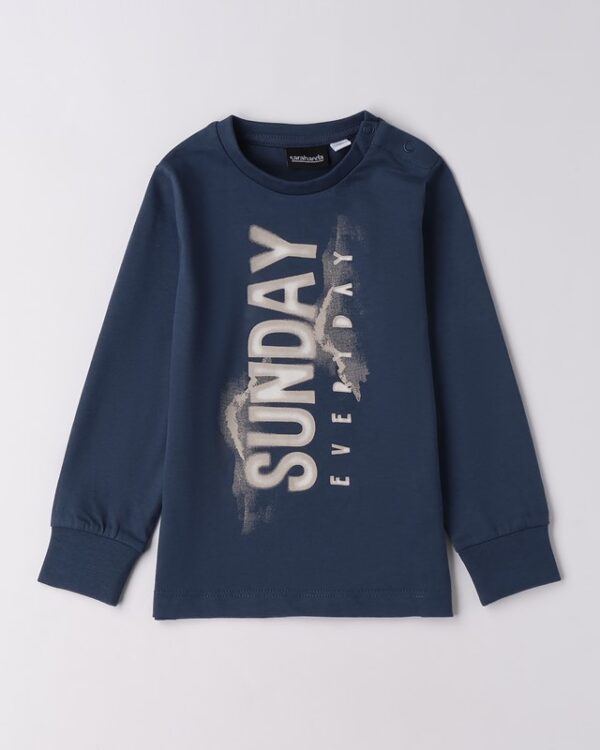 T-shirt manica lunga con stampa